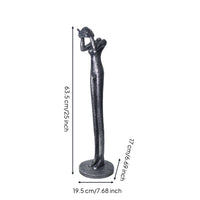 Human Figure Sculpture Modern Ornament Long-Lasting for Bookshelf