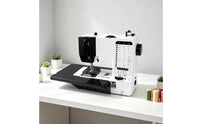 Electric Sewing Machine Easy to Use Tabletop Overlock Stitching Appliance Compact Appliance for Beginners, Hobbyists