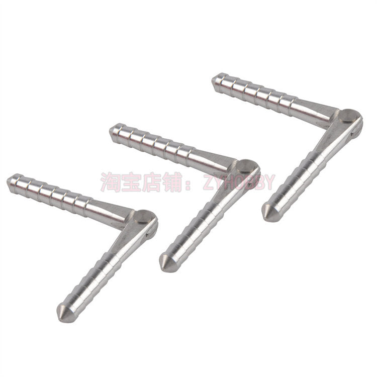 Balsa Wood Aircraft Model Accessories Fixed Wing Pin Hinge Metal Hinge Rod for DIY Model Making