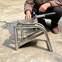 Double Blade Garlic Cutter Multi-Function Garlic Base Cutter Easy to Use Crop Cutting Tool for Farmers, Gardeners, Harvest Time, Farmland