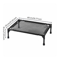 Mesh Dog Cot Easy Clean Elevated Pet Cot Indoor Outdoor Use Raised Pet Bed for Dogs, Cats, Summer