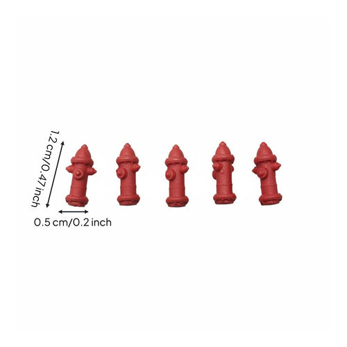 1/64 Scale Fire Hydrant Highly Detailed Miniature Fire Hydrant Model