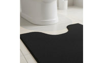 6 Pieces U-Shaped Toilet Mat Reusable Washable Toilet Floor Mat Trim to Fit