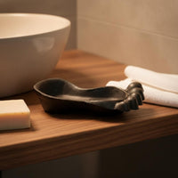Foot-Shaped Soap Dish Vintage Design Cast Iron Soap Dish Antique Finish