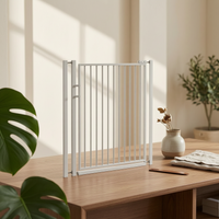 Pressure-Mounted Pet Gate Adjustable Width Pressure-Mounted Swing Gate Extendable Height Dual-Direction Pass Through Ingg G