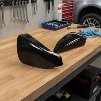 Metal Left Side Battery Cover Easy to Install Left Battery Side Cover Black Sleek