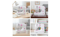Electric Mini Sewing Machine Lightweight Tabletop Sewing Machine Space-Saving Appliance Simple for Beginners, Home Repairs, Apartments, Dorm Rooms
