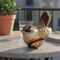 Magpie Figurine Gift Idea Bohemian Magpie Decor for Living Room, Cabinet