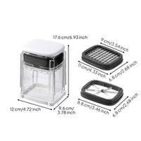 Press Chopper Multi Functional Food Chopper Slice Stainless Steel Dicing Attachments Food Crusher