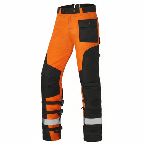 Forestry Trousers Reflective Tree Pants Reinforced for Trail Clearing