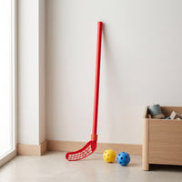 Lightweight Toy Hockey Stick Beginner Hockey Stick with Grid Blade One-Piece Sports Equipment Long-Lasting for Children, Toddlers, Backyard, School