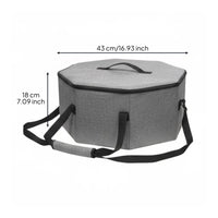 Foldable Hat Box Flatten-Proof Large Hat Travel Case for Travelers