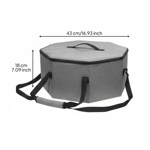Foldable Hat Box Flatten-Proof Large Hat Travel Case for Travelers