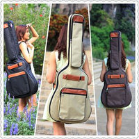 KADY k4 41-Inch Acoustic Guitar Bag, Thick Padding, Oxford Fabric, Double Shoulder Straps, Customizable Logo