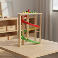 Toy Car Ramp Educational Sliding Car Toy Colorful for Kids, Young Children, Kindergarten, Playroom