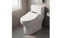 Instant Heating Electric Bidet Toilet Seat Self-Cleaning Nozzle Heated Bidet Toilet Seat Deodorization Bathroom Fixture Built-in Foam Barrier