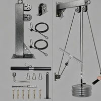 Wall Mounted Cable Pulley System Full Body Exercise for Bodybuilders