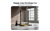 Full-Body Workout Freestanding Pull-up Bar Stable Design Freestanding Pull up Bar Heavy Duty Bodyweight Training Station Non-Slip Grips for Adults, Kids, Indoor