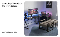 Flower rear Armchair Ergonomic Design transformable Chaise Recliner for Homeowners