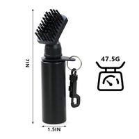 Press Spray Club Brush Dual Bristle Head Water Bottle Golf Brush Portable
