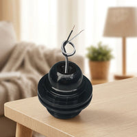 Table Lamp and Bottle Lamp Kit with Smooth Bakelite Bulb Holder, Pack of 4 Bottle Light Sockets with Threaded Cap, E14 Light and E27 Fittings