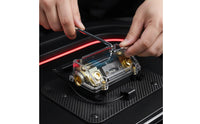 Car Audio Fuse Block with Digital Display High Temperature Resistant Vehicle Power Distributor Box Automotive Electronic Part