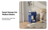 Rotating Compartment Trolley Nordic design Nightstand Mobile Design for Students