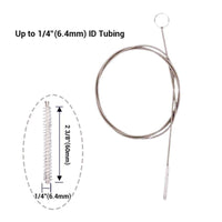 Beer Line Cleaning Brush Reusable Spiral Hose Cleaner for Aquarium, Homebrewers