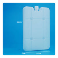 Refillable Ice Brick Food-Grade Hard Shell Freezer Block Leak-Proof for Camping