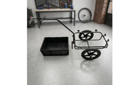 Bike Trailer with Cargo Box Removable Bike Cargo Trailer Heavy-Duty for Cyclists, Errands