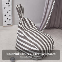 Bunny Ear Floor Lounger Lightweight Bean Bag Chair Nordic Design for Children