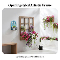 Faux opening with Shutters Rustic & aesthetic surface Hanging Easy to Hang for Patio, Cafe