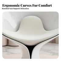 floralShaped Armchair Artistic Design Accent Chair Nordic design Statement Piece for Adults, Book Lovers, Lounge Area, Bedroom