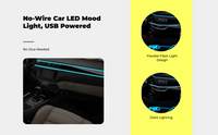 RGB car LED strip, app control