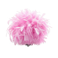 Feather Pendant Light Shade Soft Feather Lampshade Decorative for Living Room