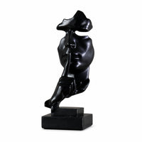 Abstract Face Sculpture Glossy Face Sculpture Minimalist for Homeowners