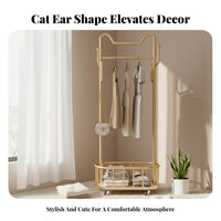 Freestanding Coat Tree Sturdy Construction Mobile Branch-Hook Rack for Entryway