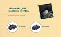 Rear seat organizer with cup holder