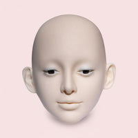 Eyelash Extension Practice Head Soft Gel Eyelash Extension Mannequin Skin-Tone