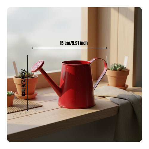 Mini Watering Can Planter Indoor Outdoor Use Decorative Watering Can for Desktop