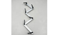 5 Pieces Adjustable Bracket with Locking Lever Lockable Connector Arm Extruded Hardware for Prototyping, Workshops