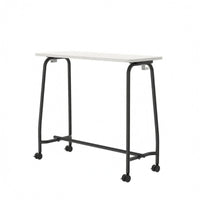 Mobile Training Desk Caster Wheels Rectangular Training Desk Full Rotation Casters Office Furniture for Classroom