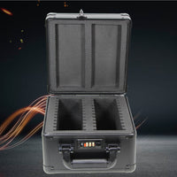 PSA BGS Card Storage Case Carbon Fiber Look Double Layer Card Box Large Capacity