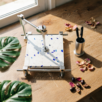 Acrylic Paper Towel Stand Compact Countertop Napkin Holder Modern Design