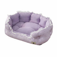 Kitten Couch Bed Calming Raised Side Dog Bed Warm for Indoor
