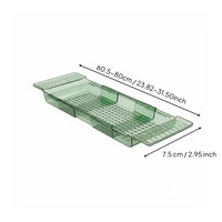 Extendable Bathtub Tray Non-Slip Bathroom Accessory Tablet Holder for Spa