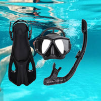 Full Dry Snorkel Set Anti-Choke Water Sports Gear Crystal Clear View