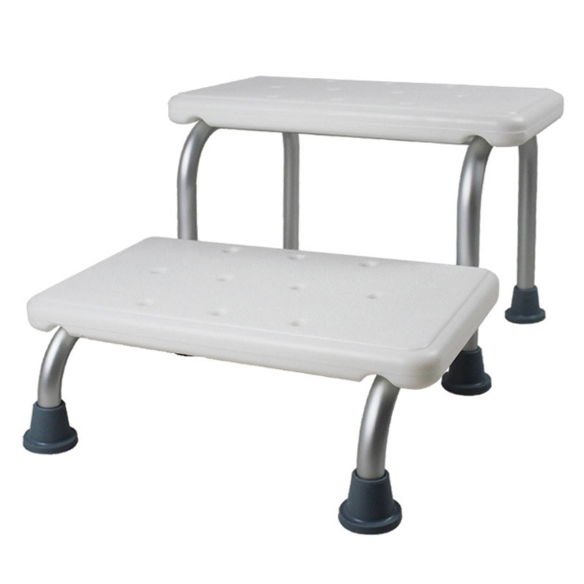 Two-Tier Step Stool Anti-Slip 2-Tier Step Stool Stable for Elderly, Toddlers
