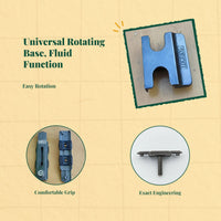 Aluminum alloy security breaksecurelock point, T-nail handle, door opening hardware attachment, protected fixing