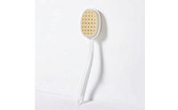 Soft Bristle Silicone Bath Brush Exfoliating Shower Brush with Long Handle Skin-Friendly Back Scrubber with Long Handle Quick-Drying